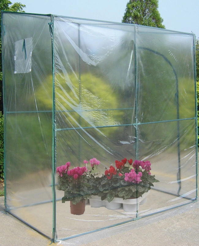 Vigor 79727-25 Serra da Parete PVC Senza Ripiani Struttura Acciaio Verniciato 100x200x215 cm