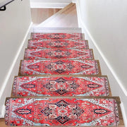 15 pezzi di tappeto di trappatoio antiscivolo 20 x 76 cm - rimovibile e lavabile - stile boho