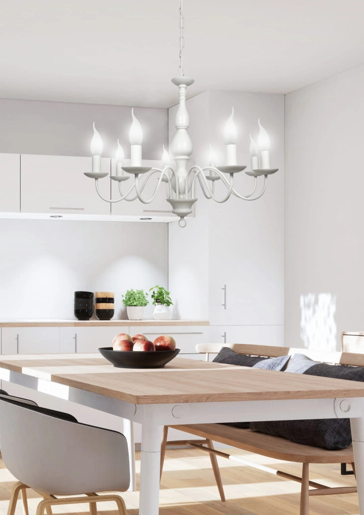 Lampadario Candellux Bellagio 38-96510 crema 8xE14