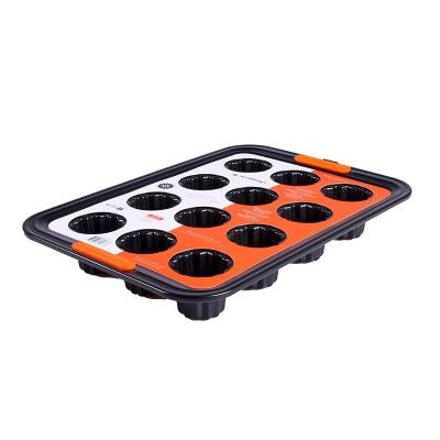 Le creuset cannelé tin carbon steel non-stick nonstick 12pcs (46074000010000) - 159075