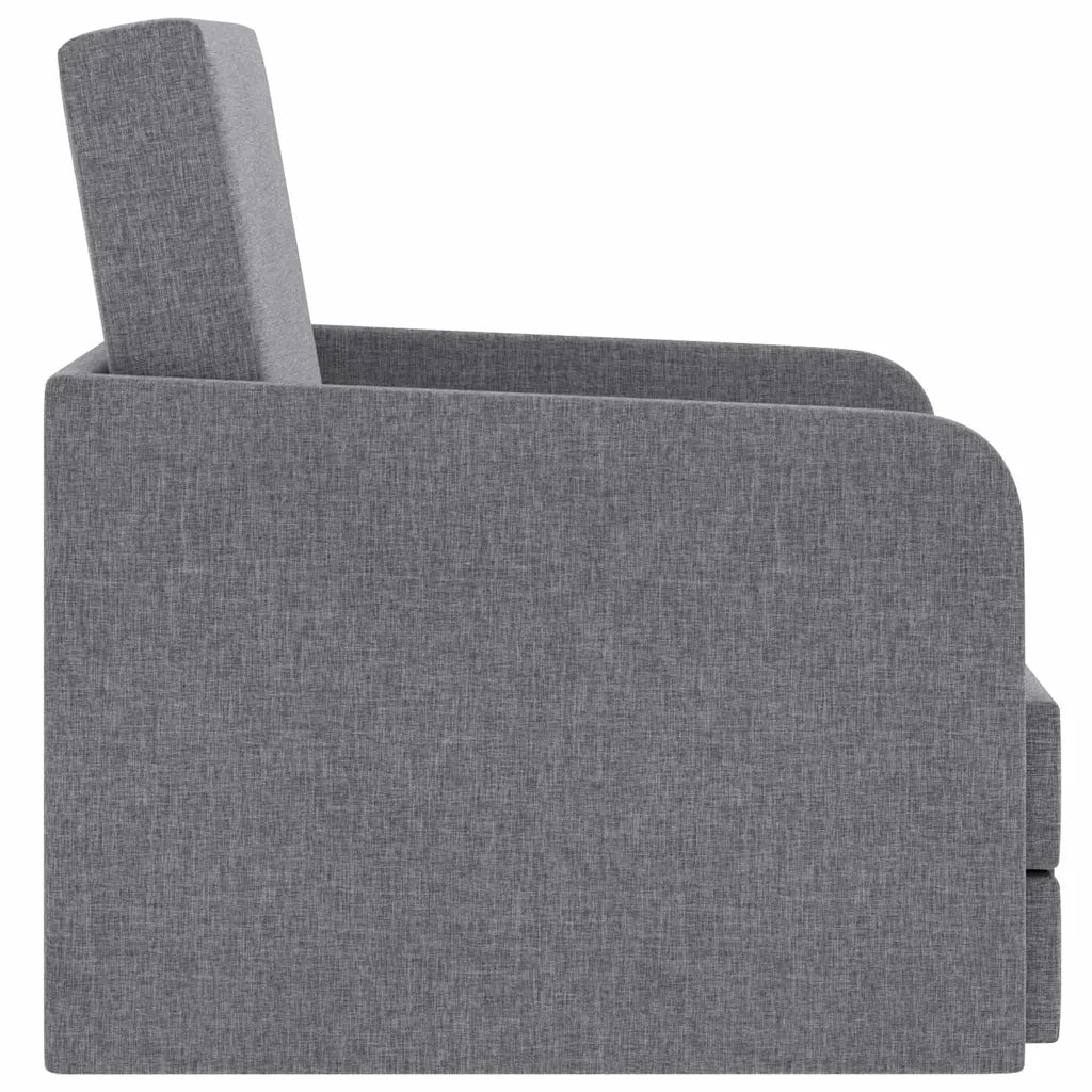 Poltrona Letto Convertibile Grigio Chiaro in Tessuto cod mxl 16022