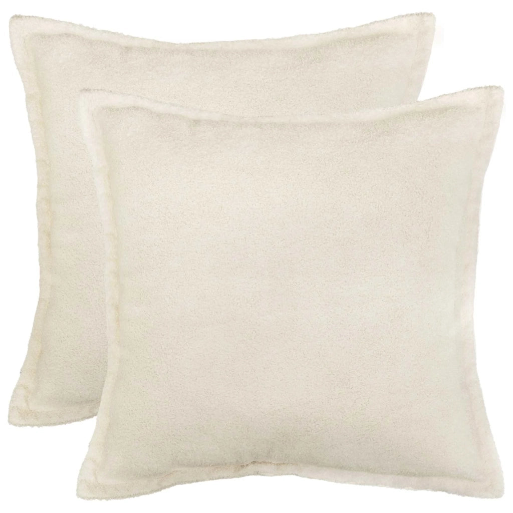 Federa 2 pcs HOUTEN Crema 70 x 70 cm Bouclé 921359