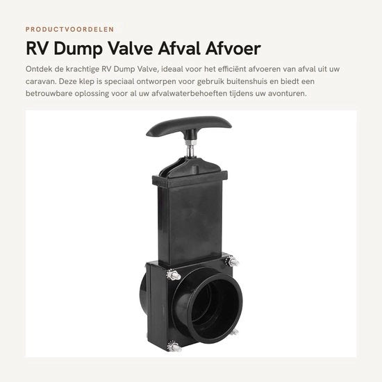 Filtro di scarico per acqua di scarico 50mm per Caravan e Camper - Robusto