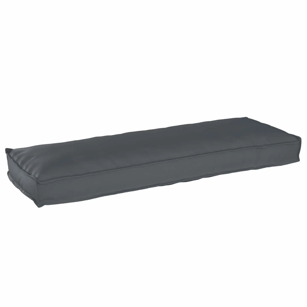 Cuscino Antracite 120 x 40 x 8 cm Tessuto Oxford 42001638
