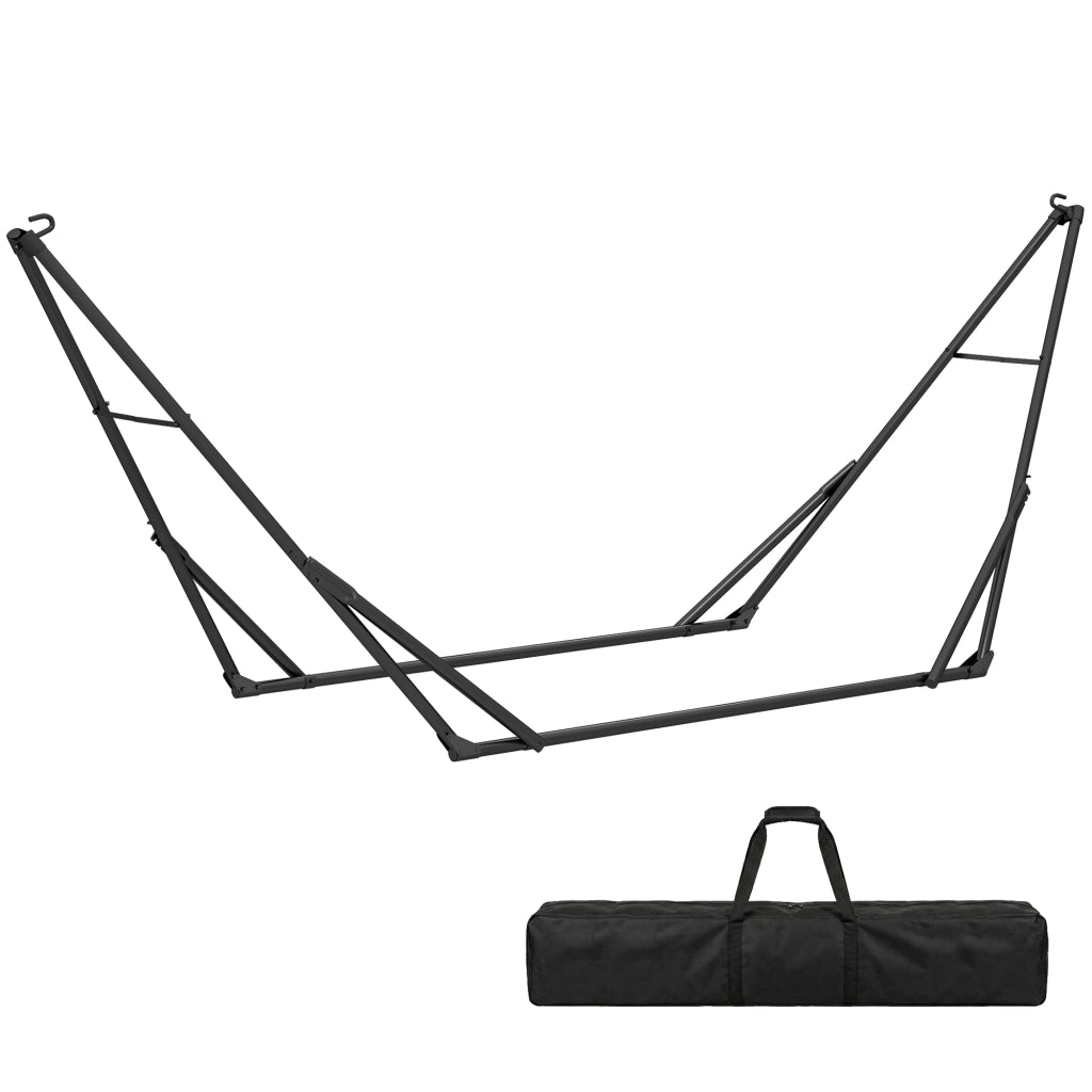 Supporto per Amaca Pieghevole ¨C zephmum ¨C Nero Acero 290 cm