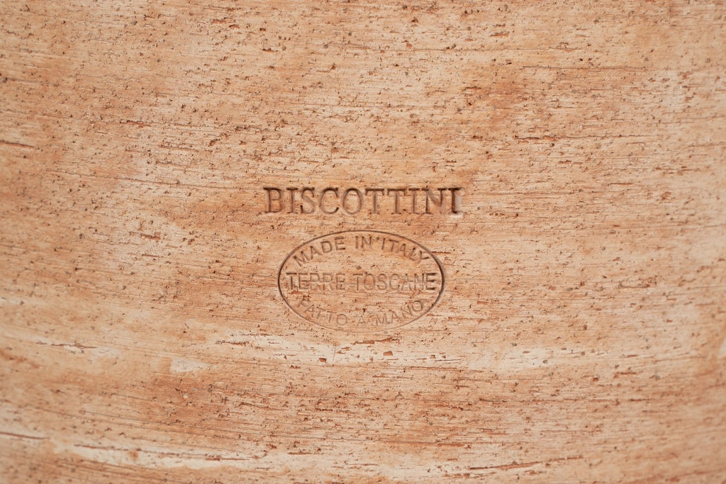 Biscottini Orcino in Terracotta 100% Made in Italy interamente Lavorata a Mano Vaso conca