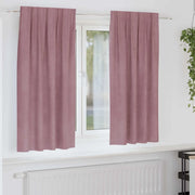 Tende oscuranti 2 pcs Rosa scuro 140 x 175 cm Velluto 4107244