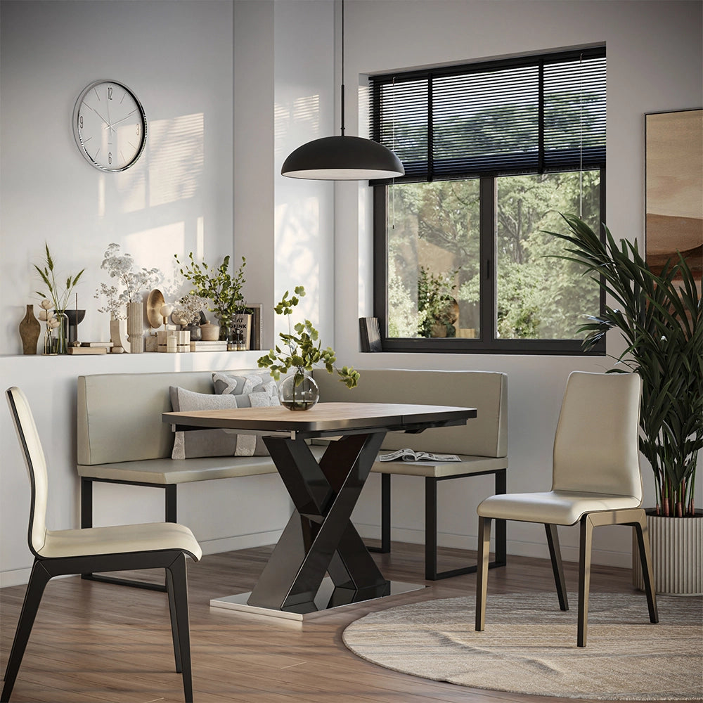 Vicco panca ad angolo Cachemire 120 x 150 cm
