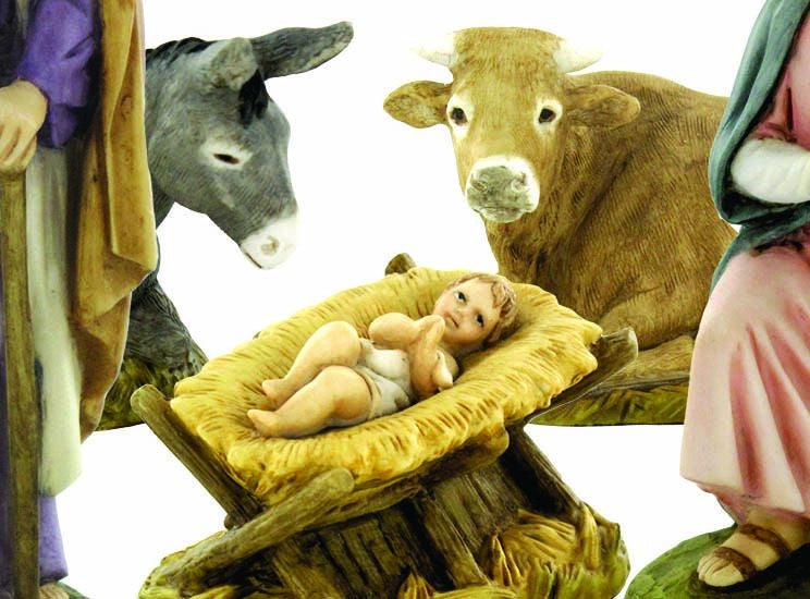 Nativita' 5 pz per presepe da 10 cm