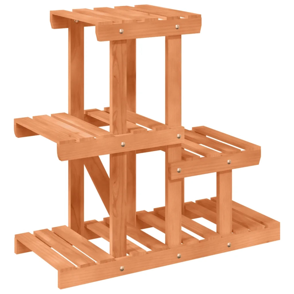 Portafiori-Supporto per Piante-Rastrelliera per Fiori 58x25x51 cm in Legno Massello di Abete 322634