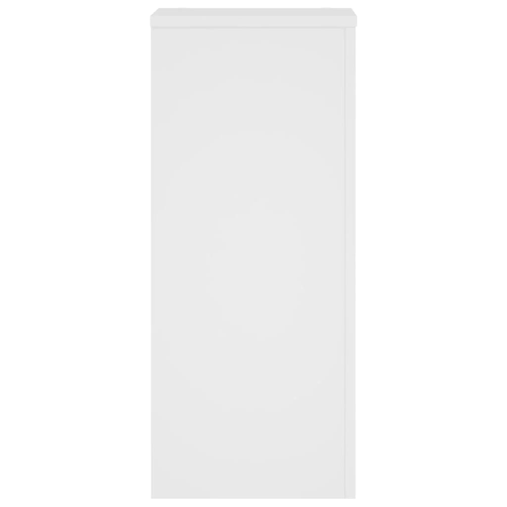 Portavasi mobili per fiori set da 2 30 x 30 x 70 cm legno ingegnerizzato bianco 02_0045279