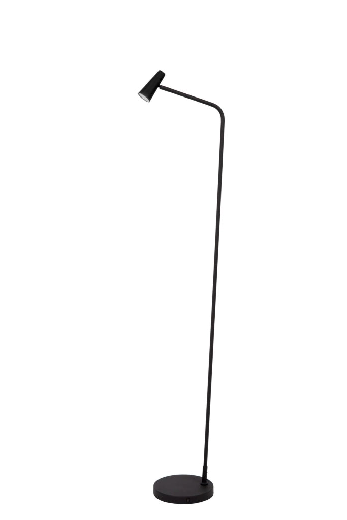 Lampada da terra nera LED 3W senza fili STIRLING Lucide