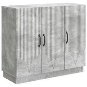 Credenza Grigio Cemento 89 x 34,5 x 77 cm Legno ingegnerizzato