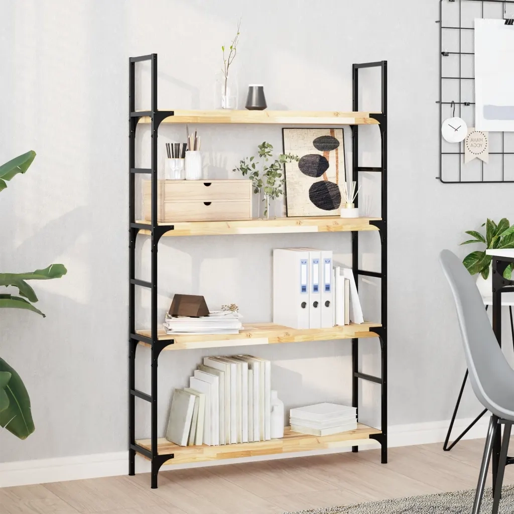 vidaXL Ripiano a Parete 80x20x4 cm Legno Massello Acacia Non Trattato