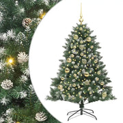 Albero di Natale | Decorazioni natalizie artificiale con 150 LED Verde 150 cm