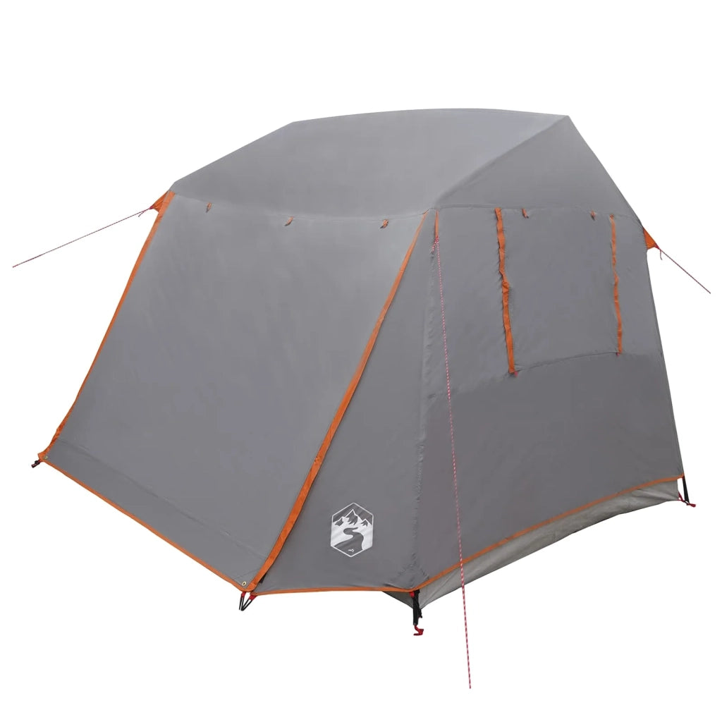 Tenda a tunnel Grigio e arancione 275 x 240 x 200 cm 42017432