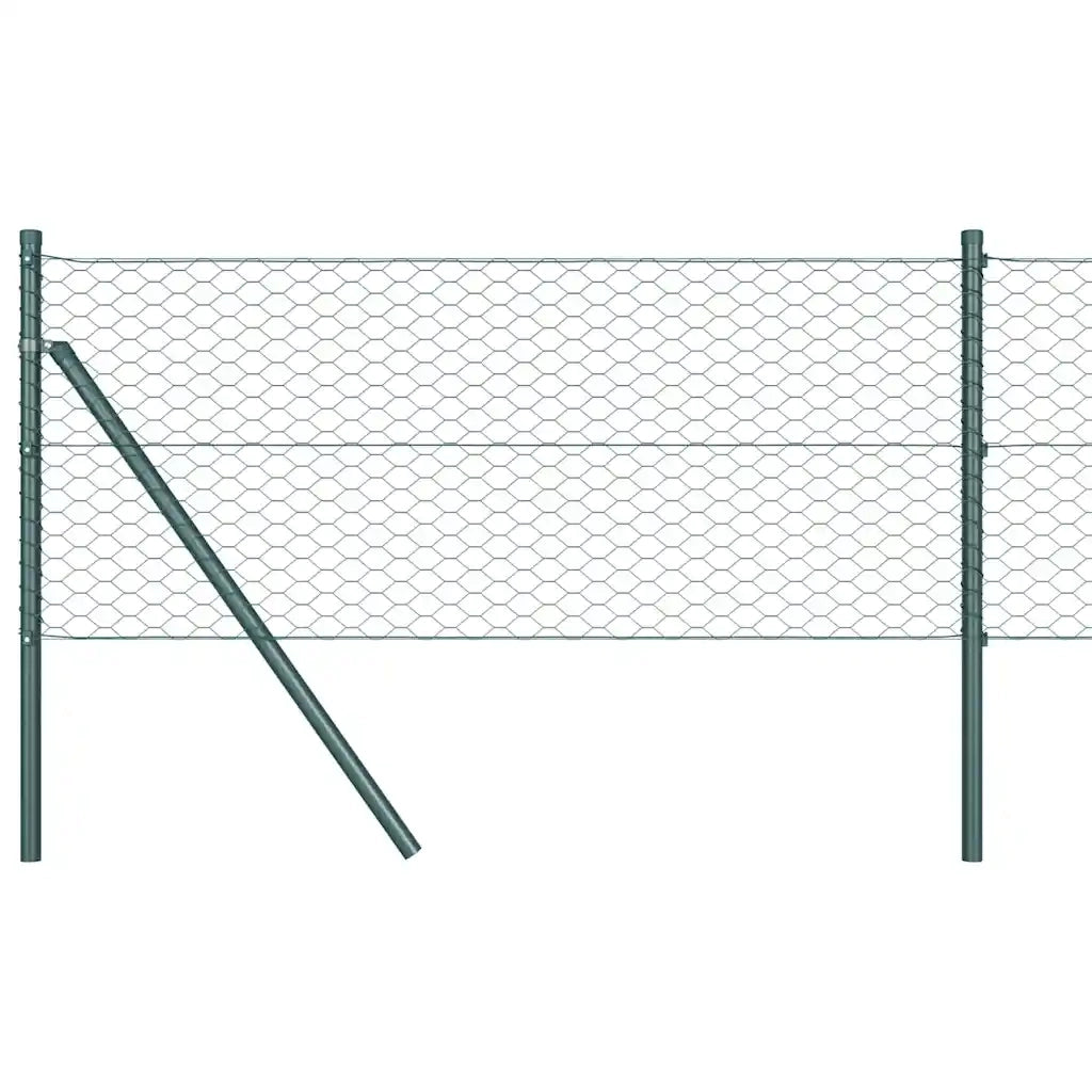 Recinzione Esagonale Verde 0,8 x 100 m PVC 42005456