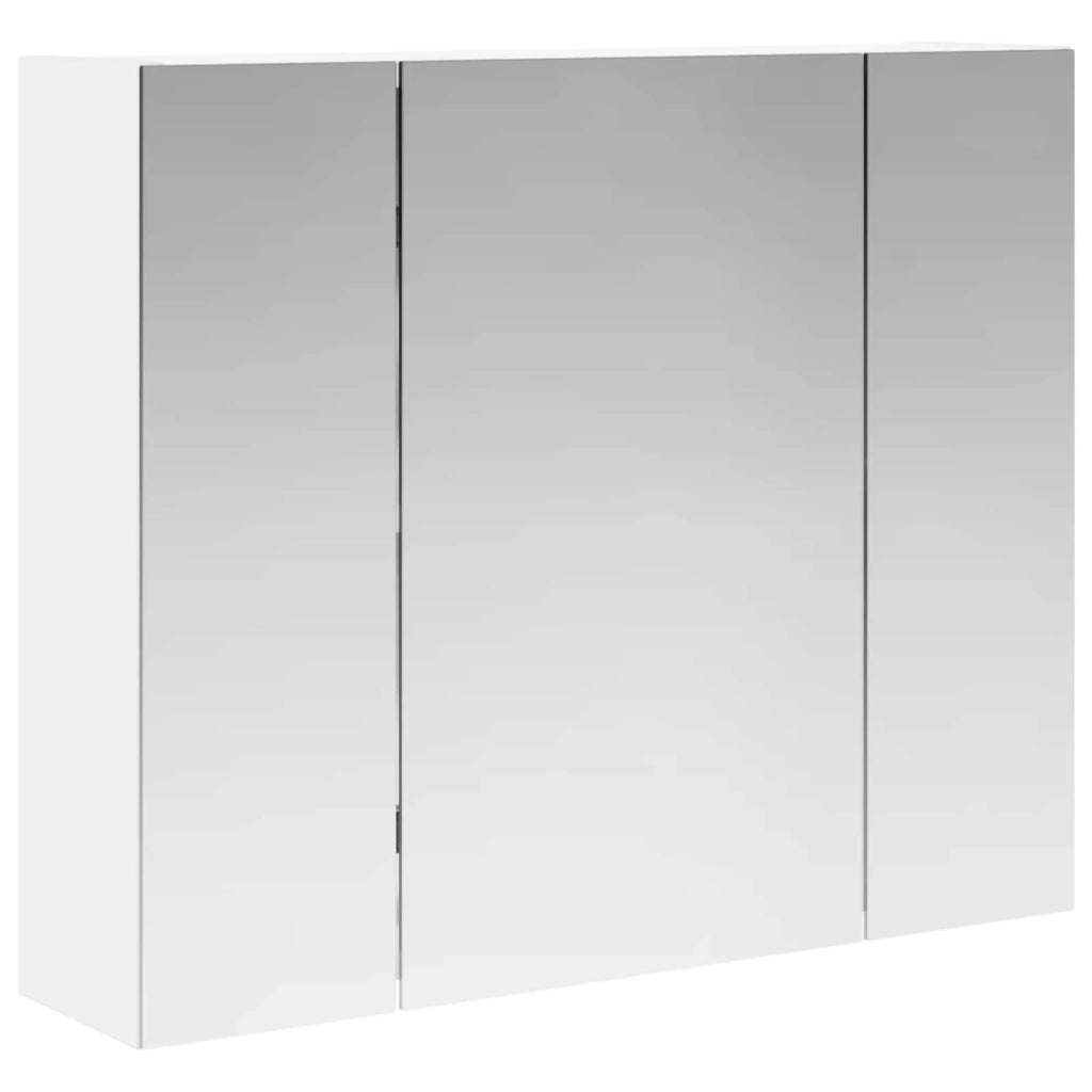 Mobiletto per specchio da bagno Bianco 60 x 14,5 x 50 cm