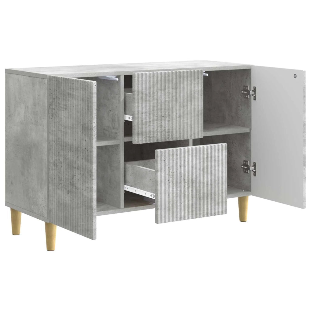 Credenza Grigio Cemento 89 x 34,5 x 60 cm Legno ingegnerizzato 894658