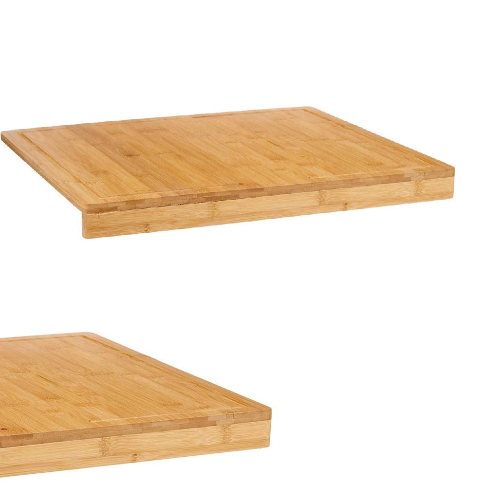 Asse per Impastare Legno di Bambù 38x26 H3cm Preparazione Dolci Pizza Pasta