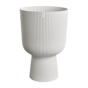 Vaso per fiori - Elho - Vibes Fold Coupe - Bianco - L 30 x P 29,5 x H 45 cm - Interno - 100% riciclato