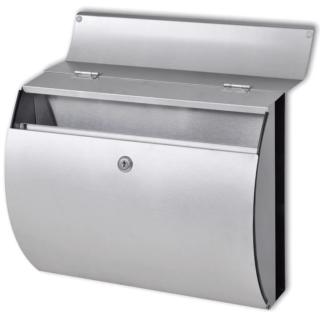 Casetta della Posta Doppia con Supporto in Acciaio Inox CFW9910227
