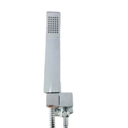 Set doccia quadrato completo con supporto con presa acqua