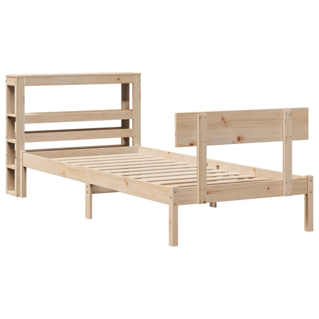 vidaXL Letto senza Materasso 90x200 cm in Legno Massello di Pino