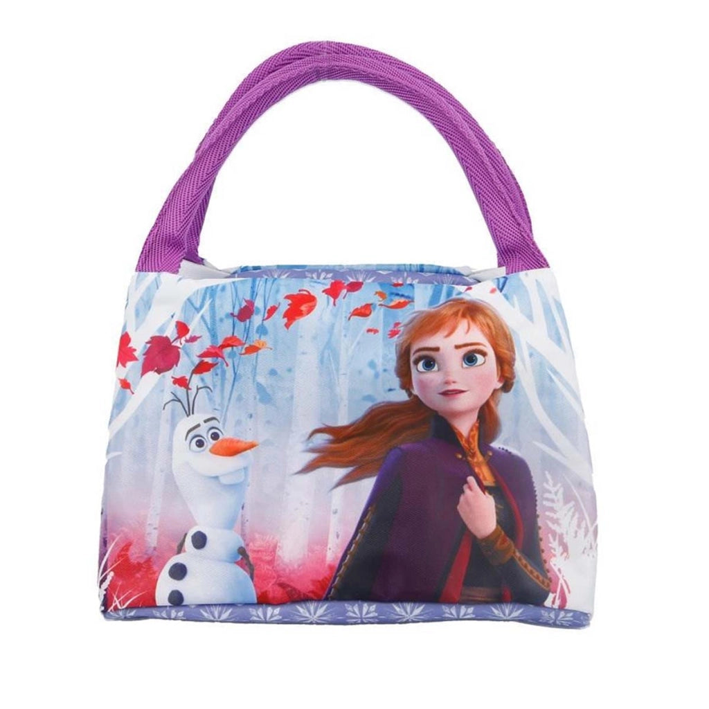 Borsa Termica per la Colazione con Comode Maniglie e Chiusura con Cerniera Viola Frozen
