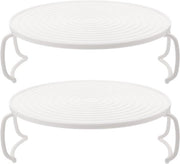 Tavolo di cottura magnetron 2 pezzi, piastra magnetron, griglia, tavolo di cottura in plastica con ripiano, accessori da cucina - per pancetta, snacks surgelati