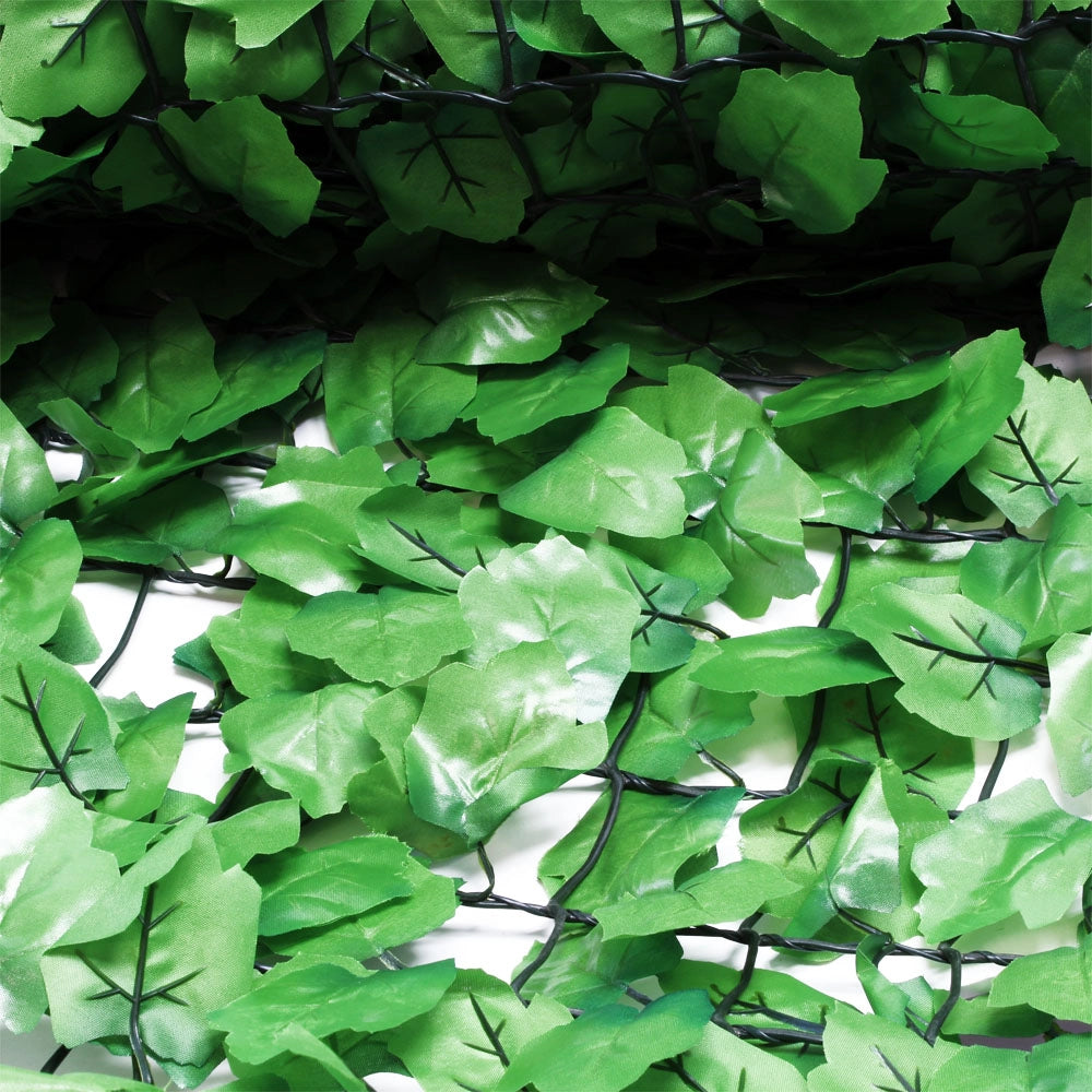 Rete per balconi con foglie finte 300 x 150 cm simil edera Siepe artificiale