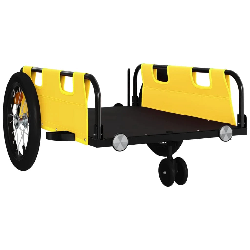 Rimorchio per bici tessuto Oxford ferro giallo 02_0044191