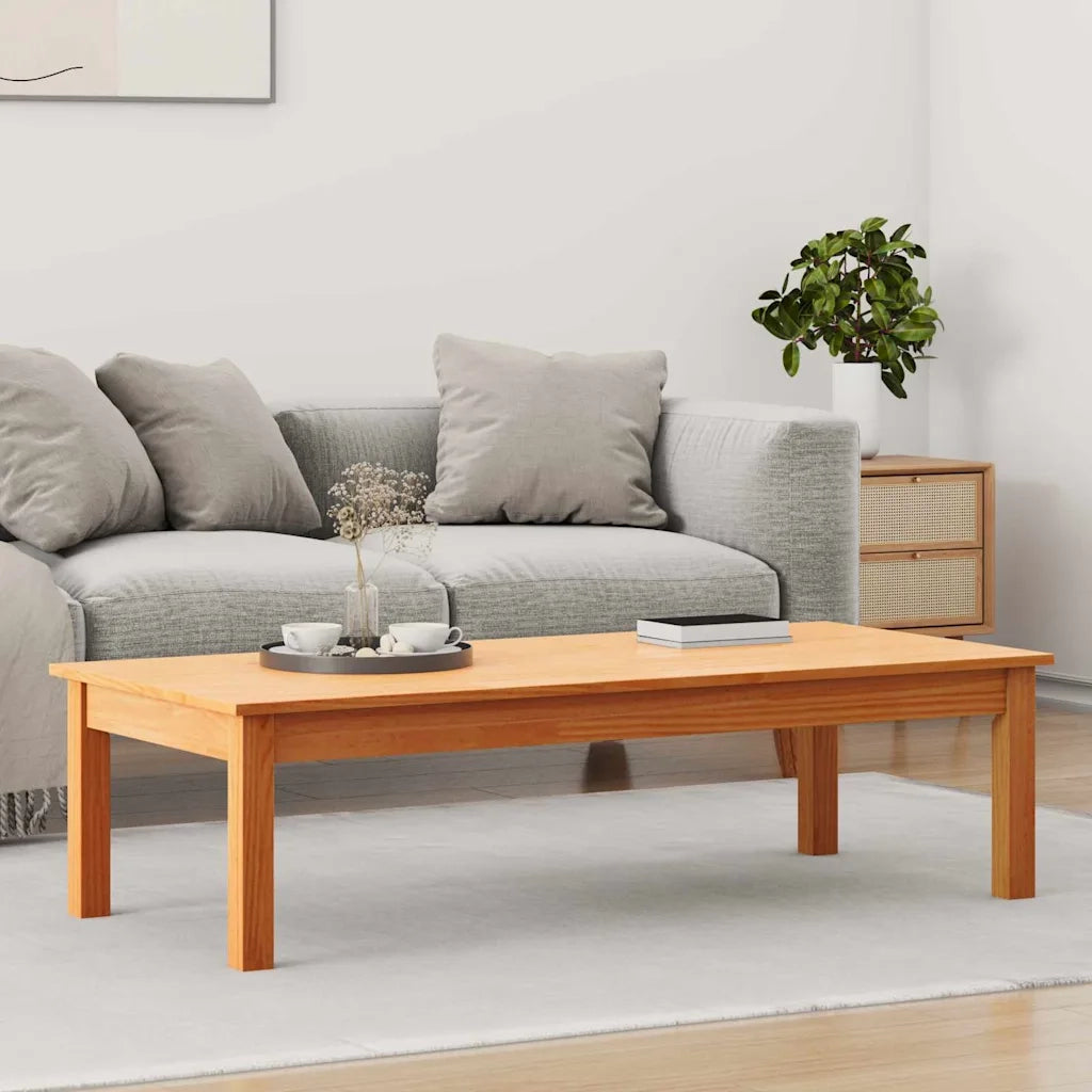 Tavolino da salotto Max Marrone 110 x 50 x 30 cm Pino massello 869916