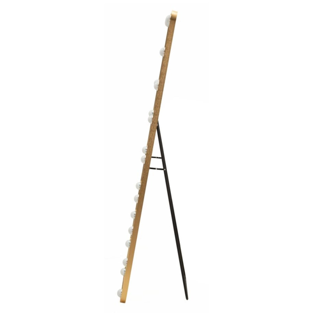Specchio da Terra VKH1054, Oro, Vetro, 50x5x160 cm