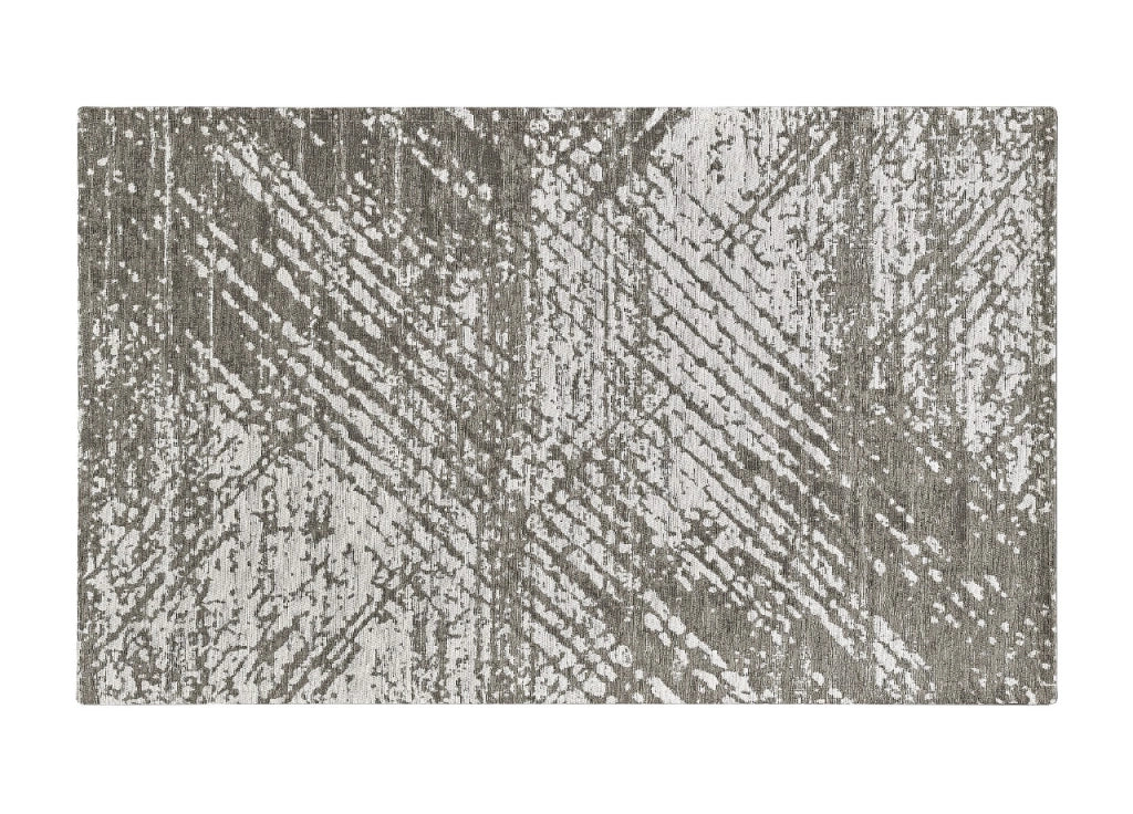 Tappeto Arredo Salotto Antiscivolo Scendiletto Camera Dis. Essenza By Suardi - 65x110 - Fango