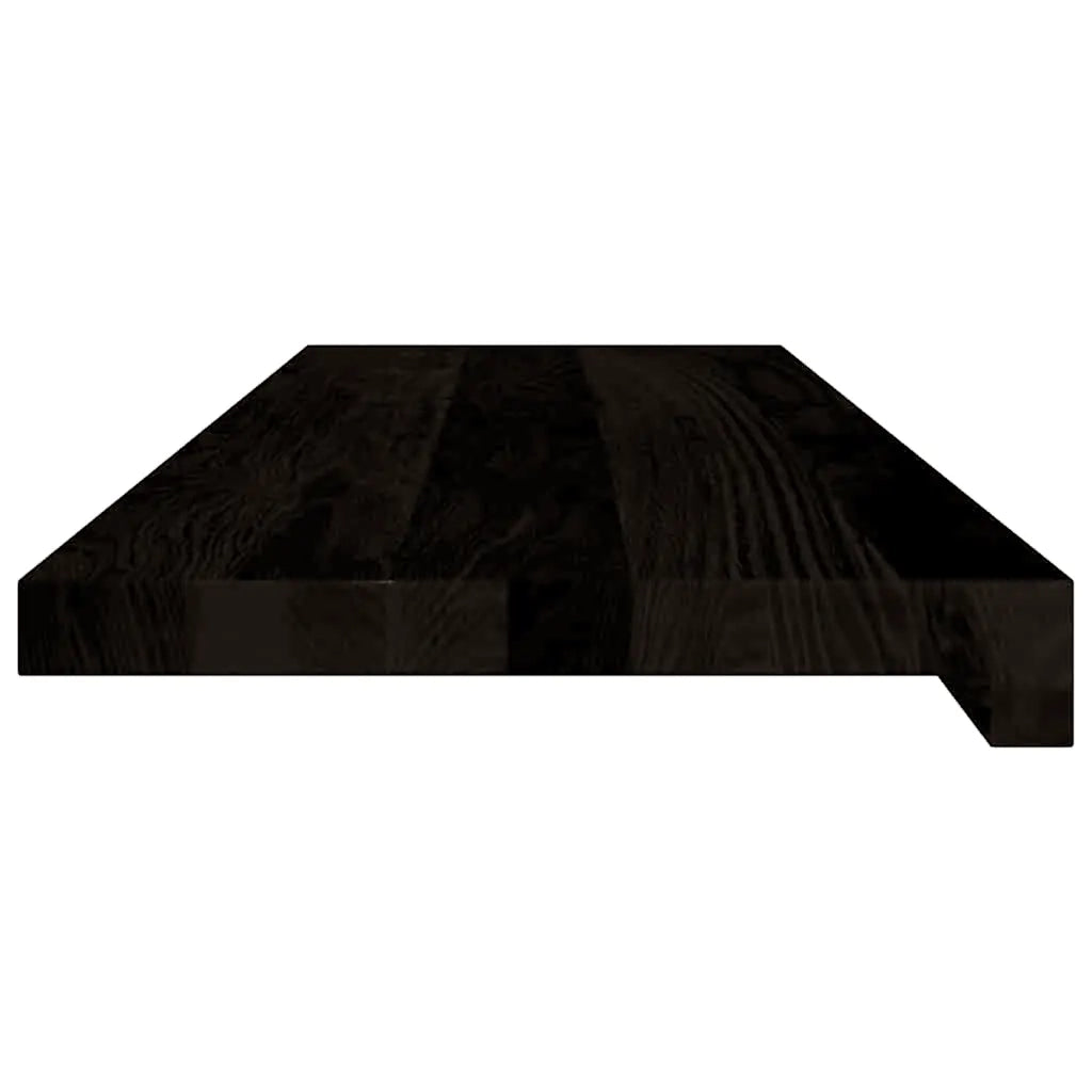 Gradini 16 pz Marrone Scuro 80x30x2 cm Legno Massello Rovere