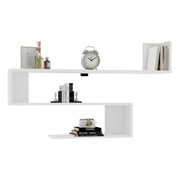 Deliceto, Mensola 3 Ripiani, 120x20x71h cm Bianco
