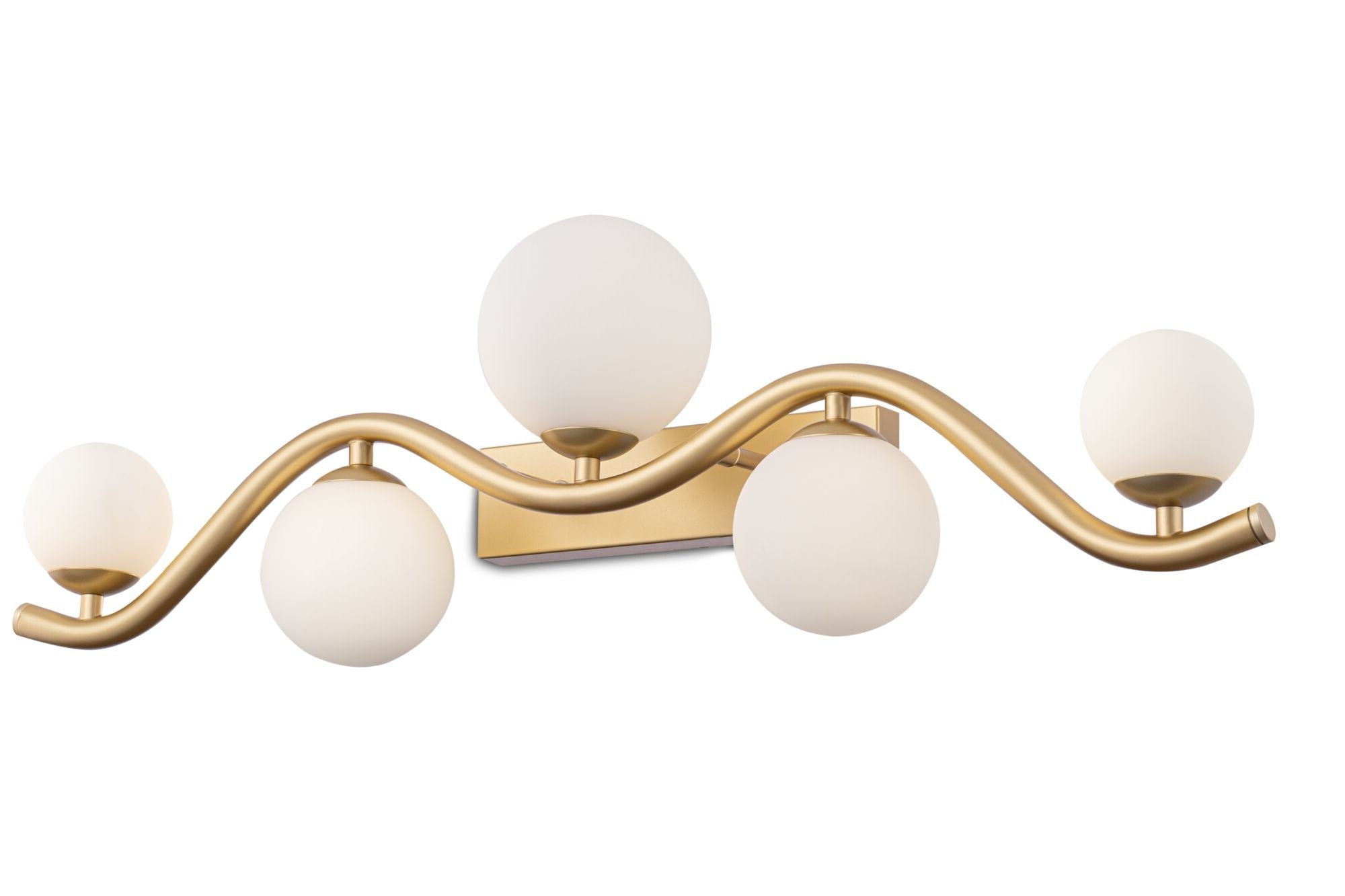 Lampada da parete Modern in Metallo Uva Oro