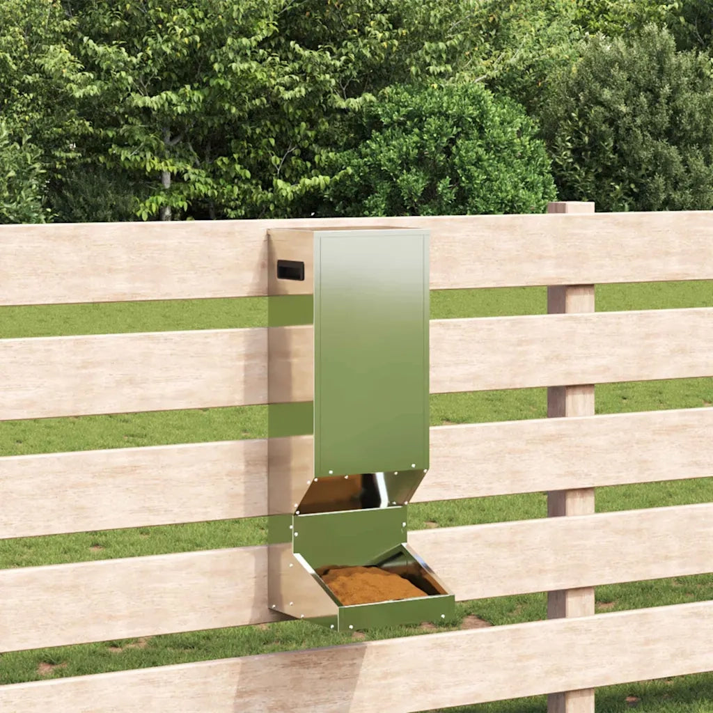 Mangiatore per cervi Argento 28 x 30 x 80 cm Acciaio zincato CFW1723343