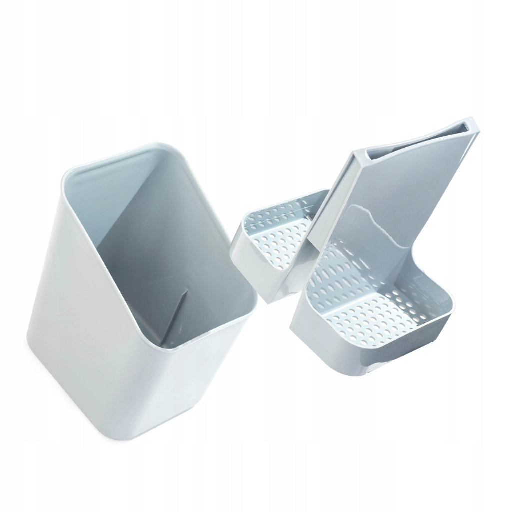 KADAX Scolaposate Organizer per utensili, contenitore in plastica grigio