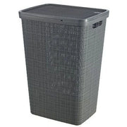 Cesta portabiancheria Curver Jute grigia 58l cm 43x34x60 h