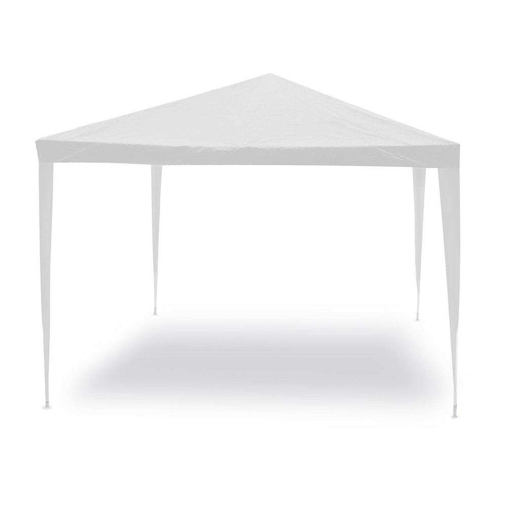 Gazebo Struttura in Acciaio Tessuto Bianco 3x2 metri