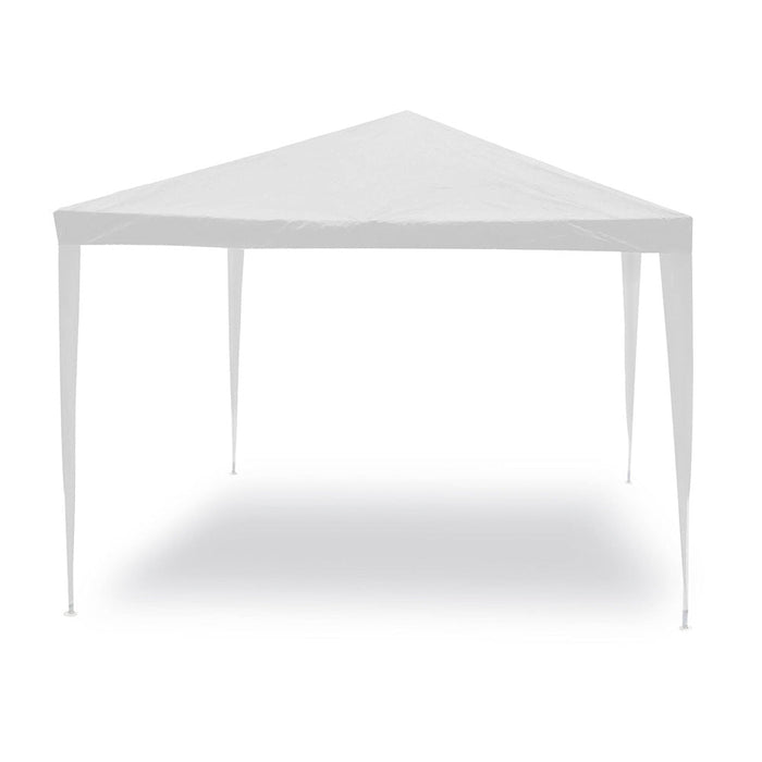 Gazebo Struttura in Acciaio Tessuto Bianco 3x2 metri