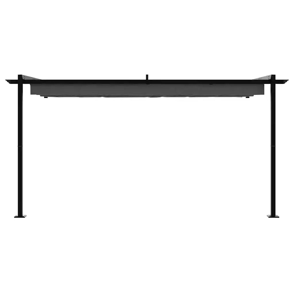Gazebo Antracite 400 x 300 x 200 cm Poliestere 4003975