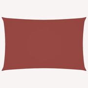 Parasole a vela | Telo Ombra | Vela da ombra Oxford Rettangolare 5x7 m Terracotta