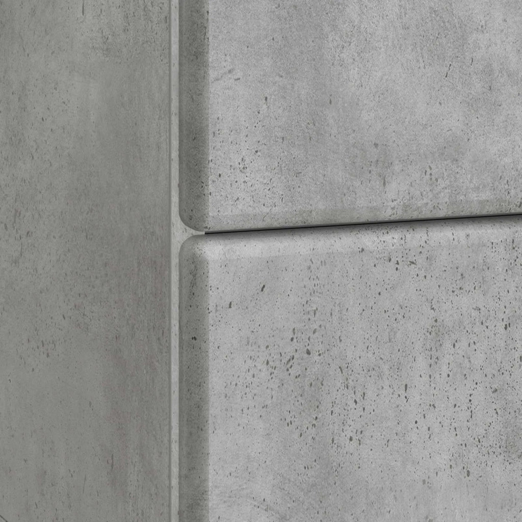 Armadio da Notte 2 pcs Grigio Cemento 43 x 34,5 x 47,5 cm 895452