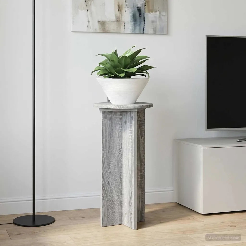 Supporto per piante 2 pcs Grigio Sonoma 29,5 x 29,5 x 60 cm