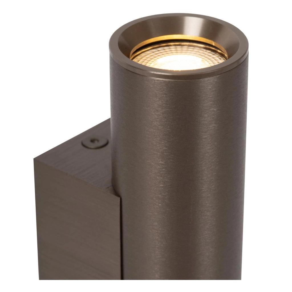 Applique da parete DUPLA 2xMR11 bronzo alluminio Lucide