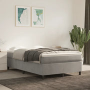 Struttura Letto a Rete a Molle Grigio Chiaro 120x200 cm Velluto 3121108