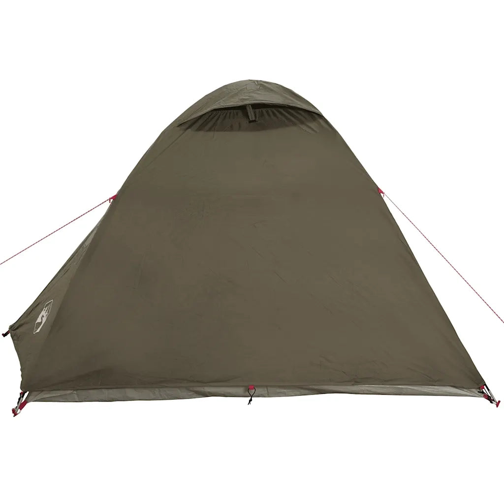 Tenda da Campeggio a Cupola per 3 Persone Marrone Impermeabile 4009616